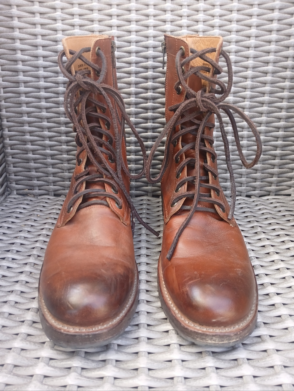 Freebird Leather Lace-Up Boots
